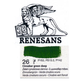 Oil Color 200ML BLUR RENESANS – 26 CINNABAR GREEN DEEP