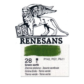 Oil Color 200ML BLUR RENESANS – 28 GREEN EARTH