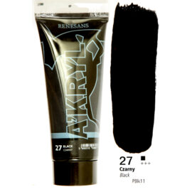 Acrylic Color 200ML RENESANS 27 BLACK