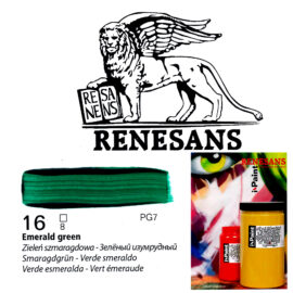 Acrylic Color 500ML I-PAINT RENESANS – 16 EMERALD